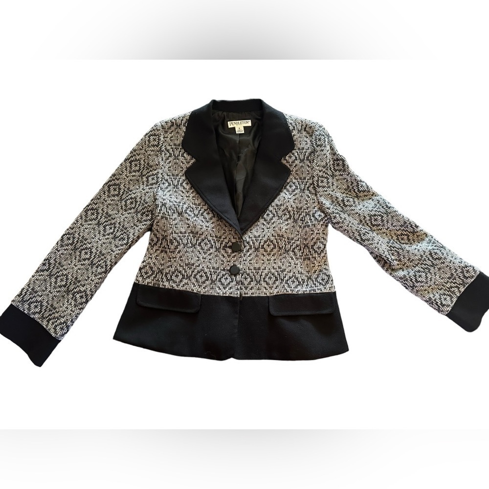 Pendleton petites virgin wool blazer size 6 petite